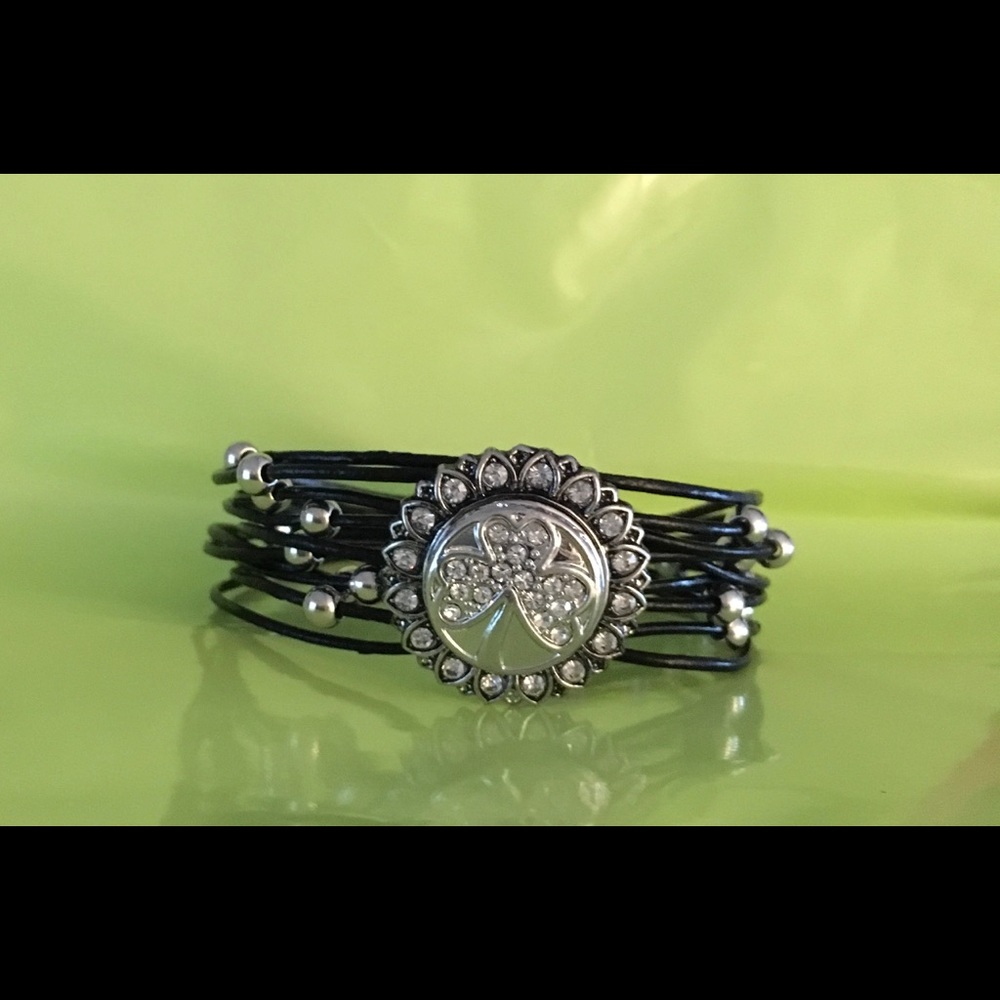 Snap charm bracelet. Interchangeable charms $SALE$